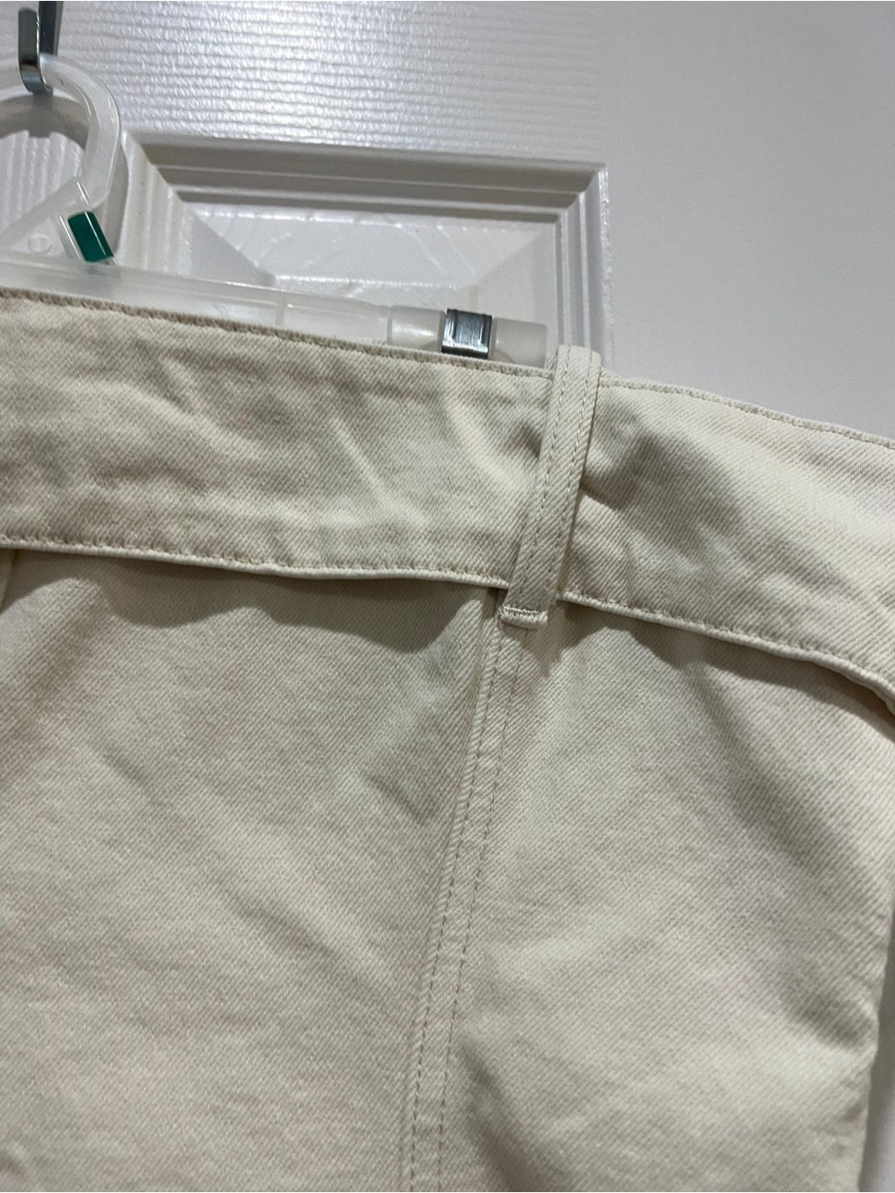 MESHKI Teddi White/Ivory Strapless Denim Mini Dress XXL 🤍 - Picture 5 of 11